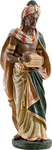 betlehemi figura, szerecsen király 80cm magas