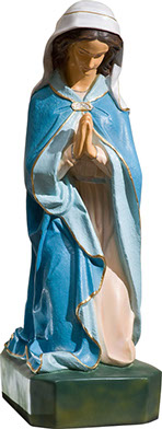 betlehemi figura, Szűz Mária 70cm magas, kültéren is elhelyezhető, fagyálló