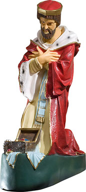 betlehemi figura, Gáspár király 70cm magas